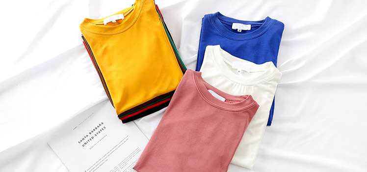 桂林夏季T恤衫定做要选对材质